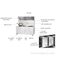 Cooker comercial con colector ESP para eliminar la grasa